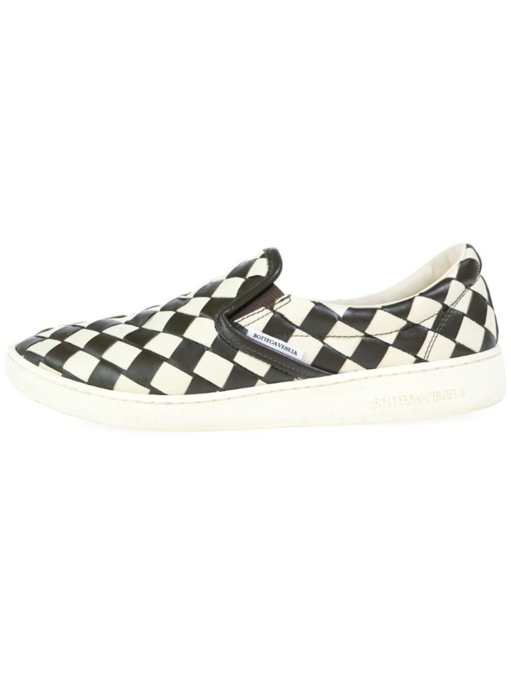 Bottega Veneta Sawyer Sneakers Intrecciato Slip-on Low-Top Sneakers Black White